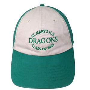 St. Mary's HS Dragons Class Of 1965 Slideback Hat Green OS Adjustable zkapz